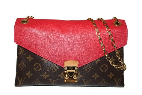 lv monogram with red|authentic louis vuitton monogram.